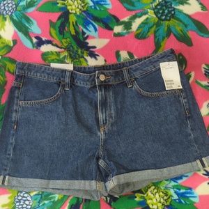 H&M Denim Shorts Size 12